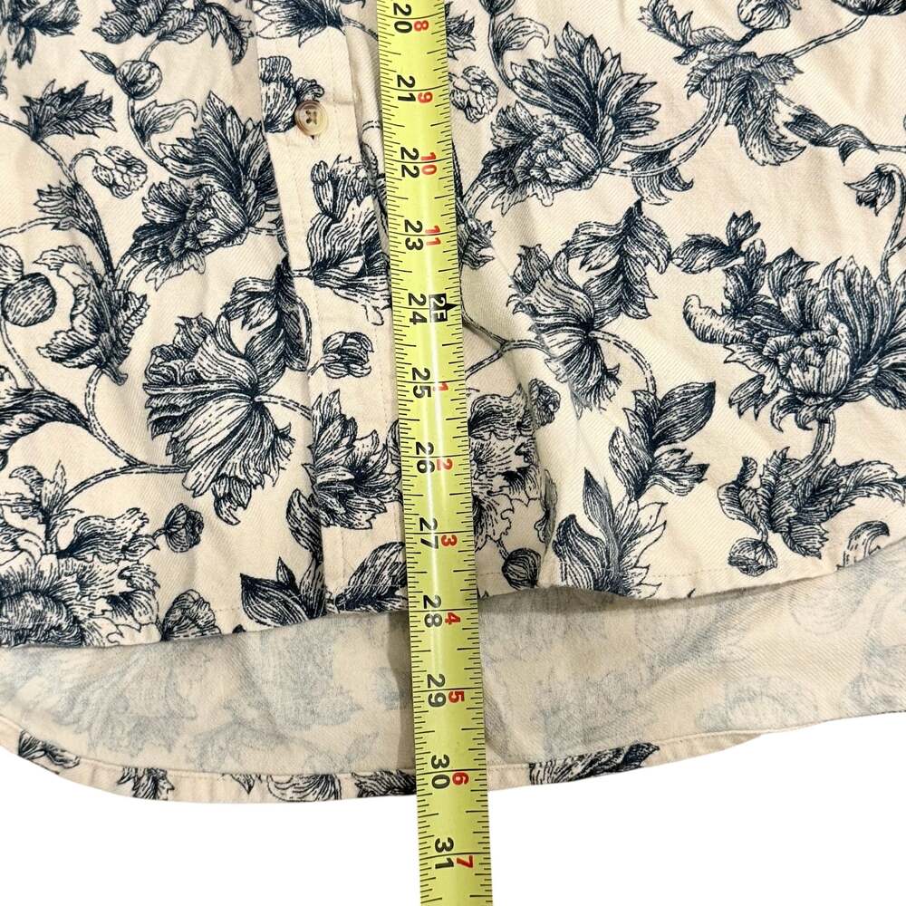 Obey Propaganda XL Floral Toile Button Down Flannel Shirt - Picture 7 of 7